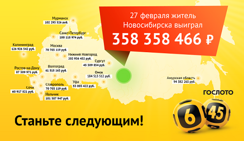 Валерий Т. выиграл 184 513 512 рублей