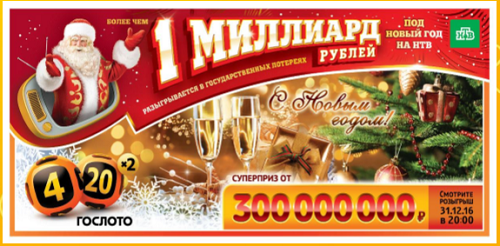 Розыгрыш более миллиарда рублей на Новый год